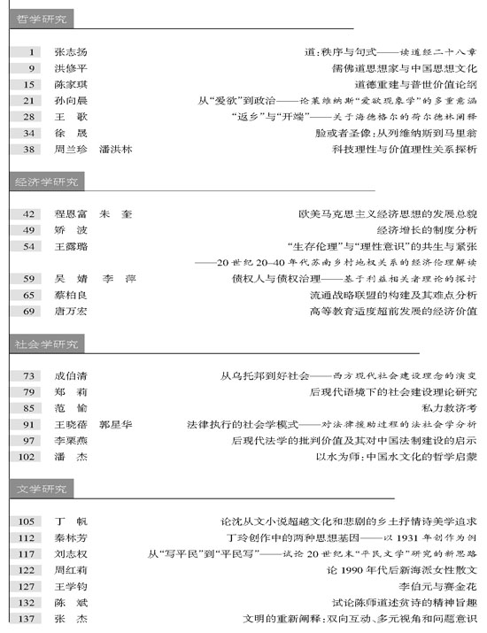 《江苏社会科学》2007年第6期摘要